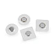 Închizatoare magnetică ascunsă pentru cusut ø12 mm - Transparent (10 Perechi)