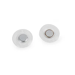 Închizatoare magnetică ascunsă pentru cusut ø12 mm - Transparent (10 Perechi)