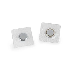 Închizatoare magnetică ascunsă pentru cusut ø12 mm - Transparent (10 Perechi)