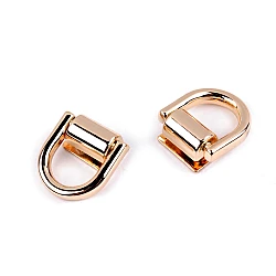 Ureche geanta lățime 16 mm - Auriu rose (10 Seturi)