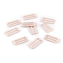Cârlige pentru sutien 18mm - Nude (10 Bucăți)