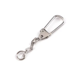 Carabina metalica cu lant - Nichel (10 Bucăți)