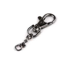 Carabina metalica orificiu 8 mm - Nichel negru (10 Bucăți)