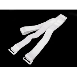 Bretele pentru sutien jurul gâtului lățime 15 mm - Alb (1 Bucată)