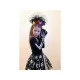 Costum de carnaval - halloween, schelet - Negru (1 Set)