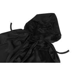 Manta de carnaval cu gluga - Negru (1 Set)