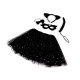 Costum de carnaval - pisica - Negru (1 Set)