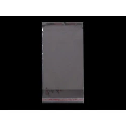 Sac pp cu clapeta adeziva 7x10 cm - Transparent (100 Bucăți)