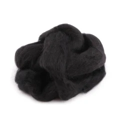 Lână de oaie 20 g - Negru (1 Sac)
