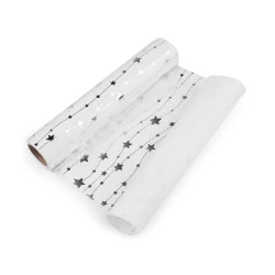 Catifea pentru realizarea traverselor si decoratiunilor, latime 28 cm - Alb (1 Bucată)