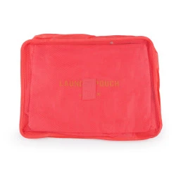 Set de organizatori de călătorie pentru valiză 6 buc - Roz somon închis (1 Set)