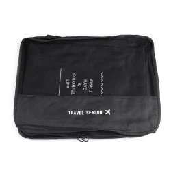 Set de organizatoare de călătorie pentru valiză 7 buc - Negru (1 Set)