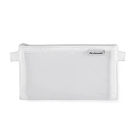 Etui / portofel plasa 20x12 cm - Roz deschis (1 Bucată)