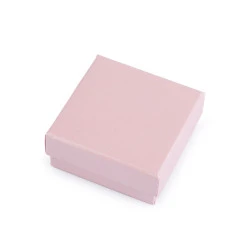 Cutie de bijuterii 7x7 cm - Roz pudrat (1 Bucată)