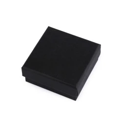 Cutie de bijuterii 7x7 cm - Negru (1 Bucată)
