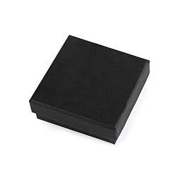 Cutie de bijuterii 9x9 cm - Negru (1 Bucată)