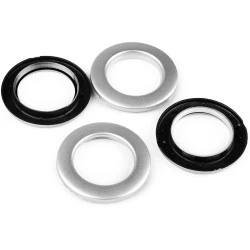 Ocheți pentru perdele și draperii interior ø42 mm - Argintiu (10 Seturi)