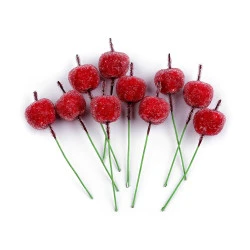 Mere artificiale înghețate - Roșu (10 Bucăți)