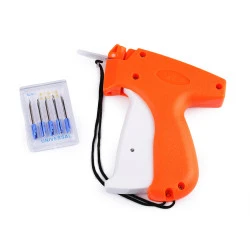 Pistol de agățat etichete cu ace de rezervă - Portocaliu (1 Set)