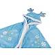 Pelerina de carnaval de catifea - regina ghetii - Albastru azur (1 Bucată)