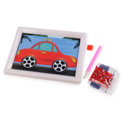 Pictura cu diamant cu rama, set creativ - Culoare aleatorie (1 Set)