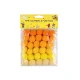 Pompoane mix culori ø20 mm - Orange-yellow (1 Sac)