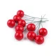 Bobițe decorative artificiale pe sârmă ø2 cm - Argintiu (10 Bucăți) Bobițe decorative artificiale pe sârmă ø2 cm - Argintiu (10 Bucăți)
