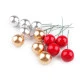 Bobițe decorative artificiale pe sârmă ø2 cm - Argintiu (10 Bucăți) Bobițe decorative artificiale pe sârmă ø2 cm - Argintiu (10 Bucăți)