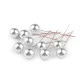 Bobițe decorative artificiale pe sârmă ø1,5 cm - Roz pudrat (120 Bucăți) Bobițe decorative artificiale pe sârmă ø1,5 cm - Roz pudrat (120 Bucăți)