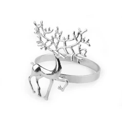 Inel servetele - Argintiu (1 Bucată)