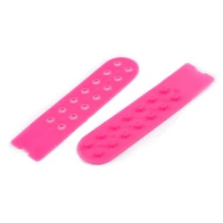 Banda de fixare / scurtator pentru sepci latime de 20 mm - Roz neon (10 Perechi)