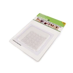 Buline autoadezive antiderapante  25 buc ø9 mm - Transparent (1 Card)
