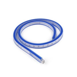 Riglă flexibilă 50 cm, 60 cm - Albastru delta (1 Bucată)