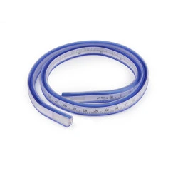 Riglă flexibilă 50 cm, 60 cm - Albastru delta (1 Bucată)