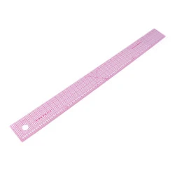 Rigla flexibila 5x55 cm - Transparent (1 Bucată)