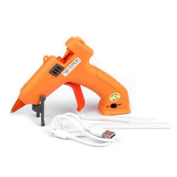 Pistol de lipire la cald fără fir ø7 mm - Portocaliu (1 Bucată)