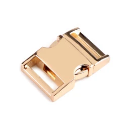 Catarama metalica latime 20 mm - Auriu rose (1 Pereche)