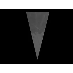 Saculet celofan / con 17x35 cm - Transparent (20 Bucăți)