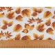 Organza cu sclipici - Orange-yellow (1 Metru)