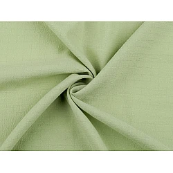 Țesătură creponată - Verde pastel deschis (1 Metru)