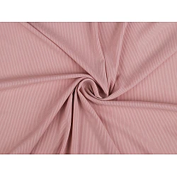 Tricot raiat pes - Roz pudrat (1 Metru)