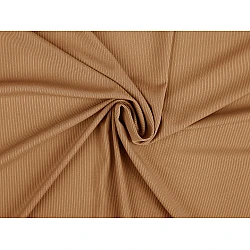 Tricot raiat pes - Bej camel (1 Metru)