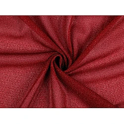 Tricot cu lurex - Roșu (1 Metru)