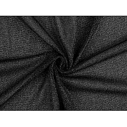 Tricot cu lurex - Negru (1 Metru)