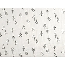 Muselina / sifon crengute - Off white (1 Metru)