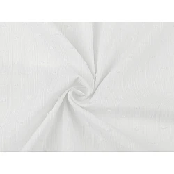 Muslină / tifon cu model - Off white (1 Metru)