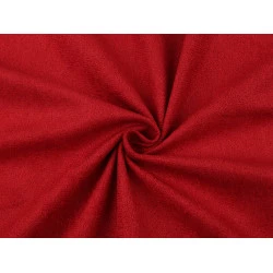 Tricot / imitație de piele întoarsă - Roșu (1 Metru)
