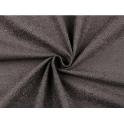 Tricot / imitație de piele întoarsă - Gri deschis (1 Metru)