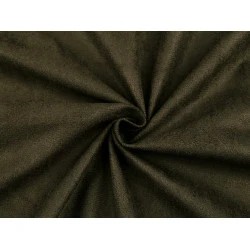 Tricot / imitație de piele întoarsă - Verde kaki (1 Metru)