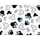 Tesatura de bumbac mickey / minnie mouse - Alb (1 Metru)